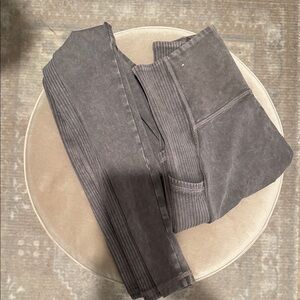 Aerie new without tags brown Ribbed Leggings